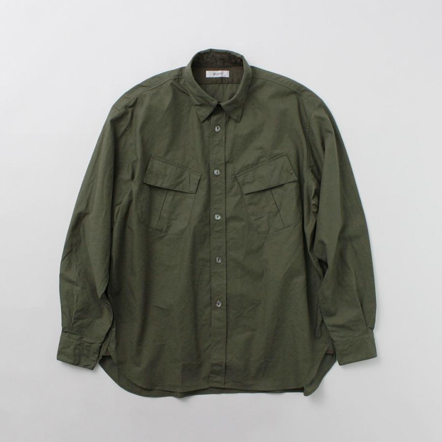 FUJITO（フジト） ファティーグシャツ リップストップ / メンズ 長袖 ミリタリー 無地 日本製 Fatigue Shirt | FUJITO | 04
