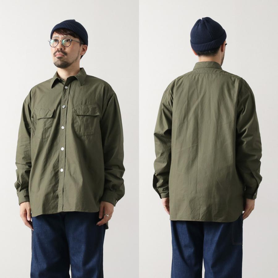 FUJITO（フジト） ファティーグシャツ リップストップ / メンズ 長袖 ミリタリー 無地 日本製 Fatigue Shirt | FUJITO | 11