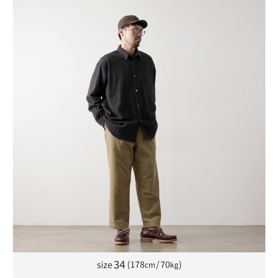 FUJITO（フジト） 2タック トラウザー チノ / メンズ チノパン 綿 コットン 日本製 2 Tuck Trousers | FUJITO | 06