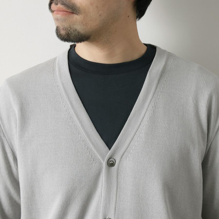 MOONCASTLE（ムーンキャッスル） アイスコットン カーディガン / メンズ サマーニット 接触冷感 長袖 | MOONCASTLE | 16