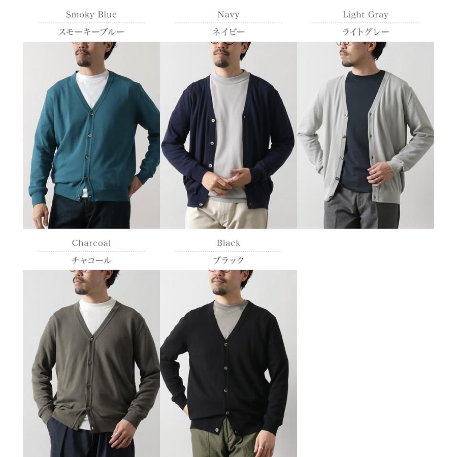 MOONCASTLE（ムーンキャッスル） アイスコットン カーディガン / メンズ サマーニット 接触冷感 長袖 | MOONCASTLE | 06