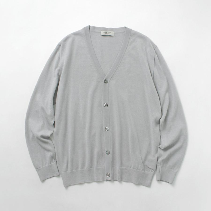 MOONCASTLE（ムーンキャッスル） アイスコットン カーディガン / メンズ サマーニット 接触冷感 長袖 | MOONCASTLE | 07