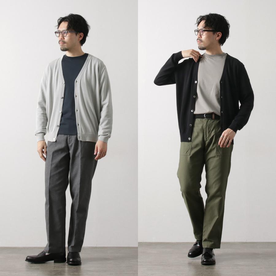 MOONCASTLE（ムーンキャッスル） アイスコットン カーディガン / メンズ サマーニット 接触冷感 長袖 | MOONCASTLE | 09