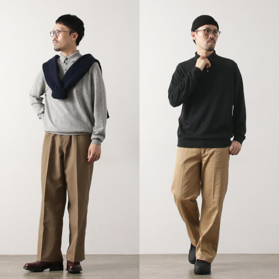 MOONCASTLE（ムーンキャッスル） エクストラファインメリノウール ポロネック ニット / メンズ トップス ニット 長袖 日本製 | MOONCASTLE | 07