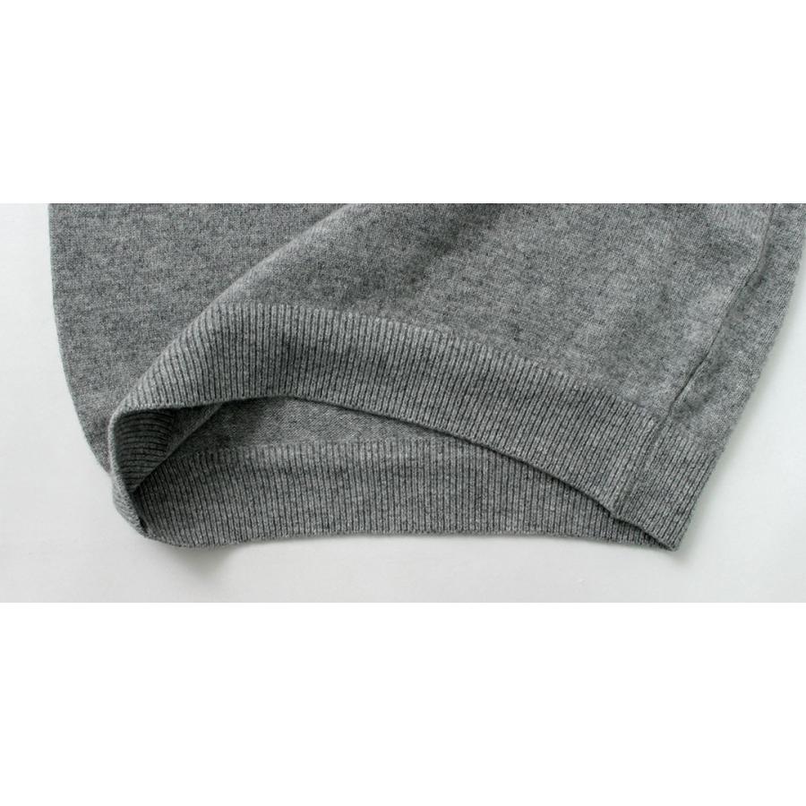 MOONCASTLE（ムーンキャッスル） カシミア シルク ラムウール クルーネックニット / メンズ 長袖 日本製 | MOONCASTLE | 15