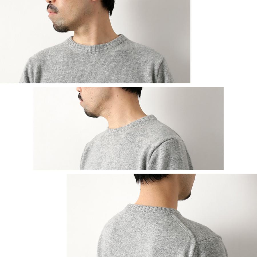 MOONCASTLE（ムーンキャッスル） カシミア シルク ラムウール クルー