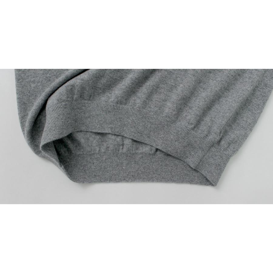 MOONCASTLE（ムーンキャッスル） カシミア クルーネックニット / メンズ 長袖 日本製 12G CASHMERE CREW NECK | MOONCASTLE | 16