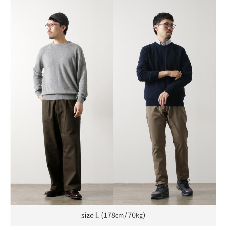 MOONCASTLE（ムーンキャッスル） カシミア クルーネックニット / メンズ 長袖 日本製 12G CASHMERE CREW NECK | MOONCASTLE | 07