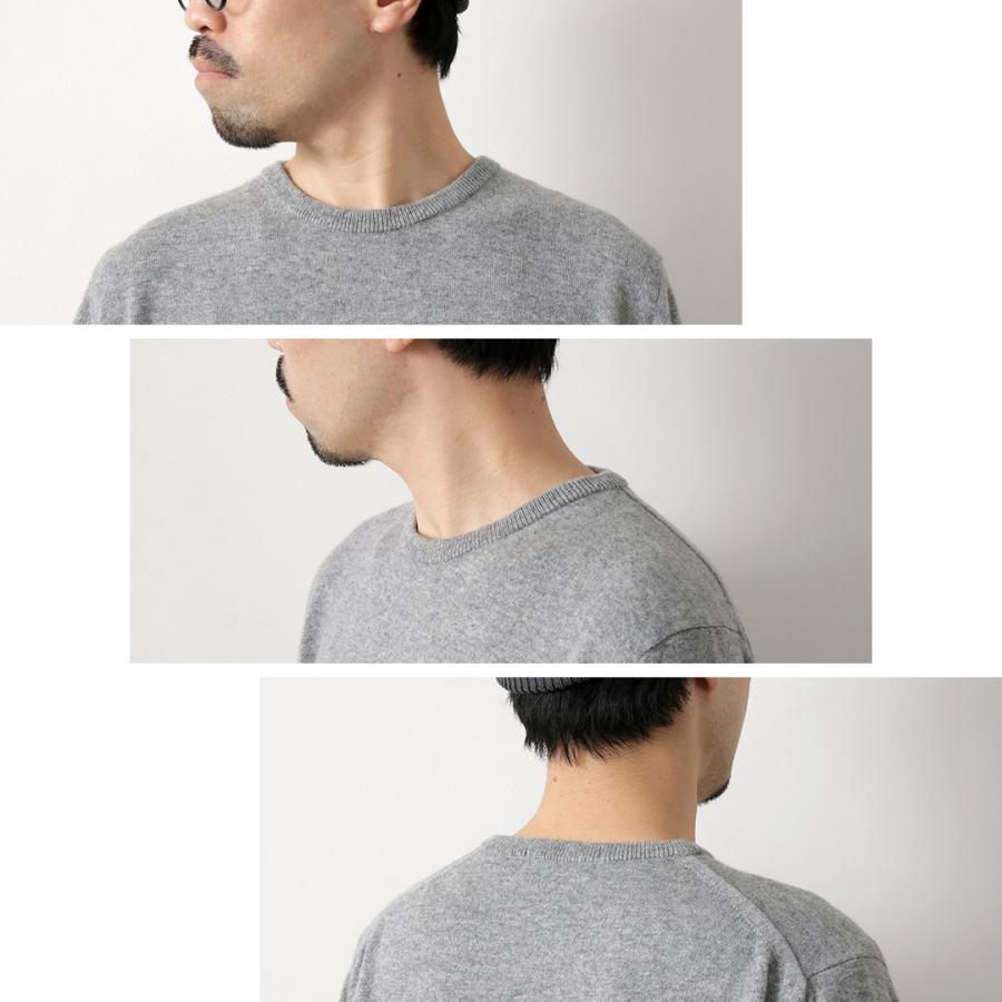 MOONCASTLE（ムーンキャッスル） カシミア クルーネックニット / メンズ 長袖 日本製 12G CASHMERE CREW NECK | MOONCASTLE | 11