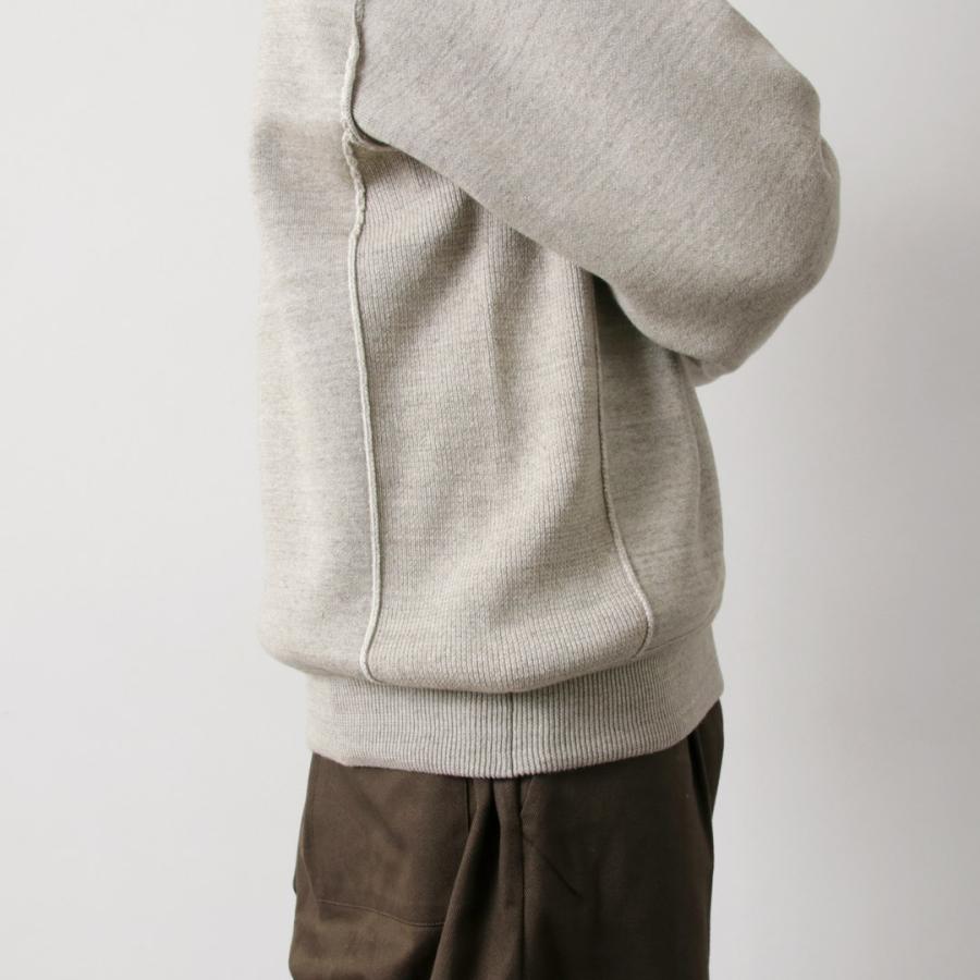 UNDYED（アンダイド） ニット ダブルフェイス トリムクルー カラード オーガニックコットン / スウェット クルーネック メンズ | UNDYED | 13