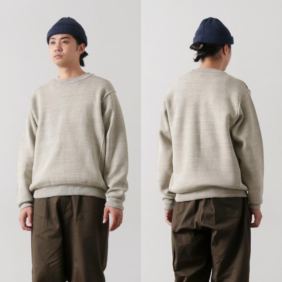 UNDYED（アンダイド） ニット ダブルフェイス トリムクルー カラード オーガニックコットン / スウェット クルーネック メンズ | UNDYED | 15