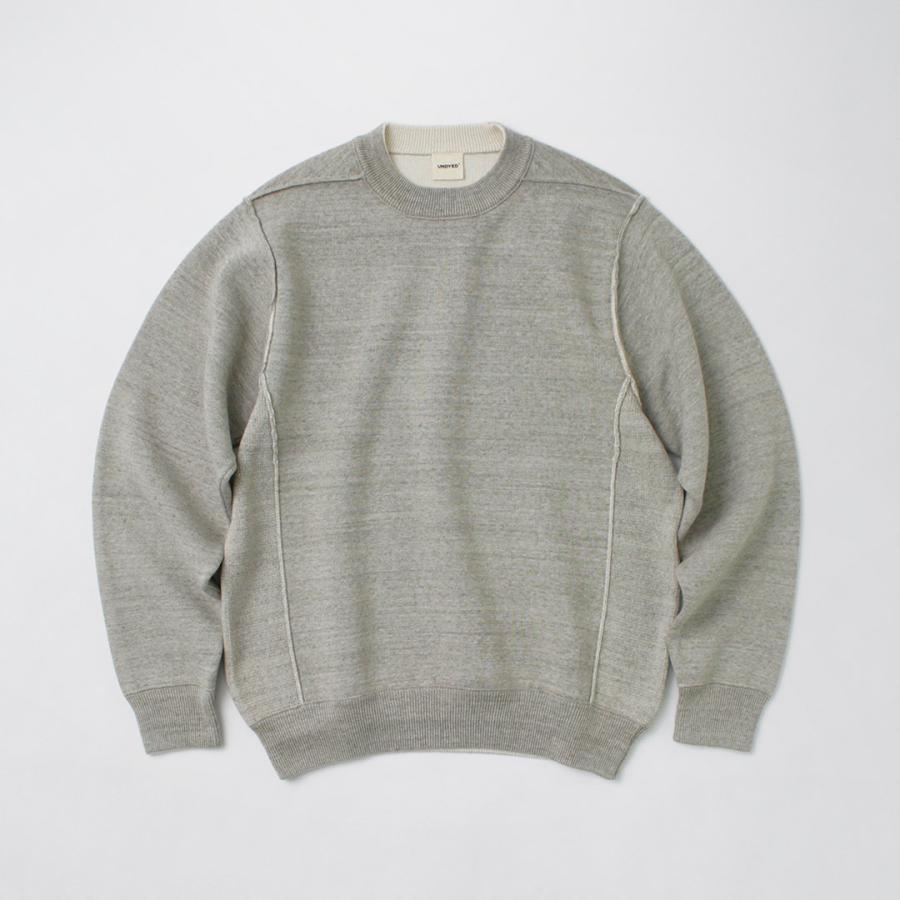 UNDYED（アンダイド） ニット ダブルフェイス トリムクルー カラード オーガニックコットン / スウェット クルーネック メンズ | UNDYED | 05