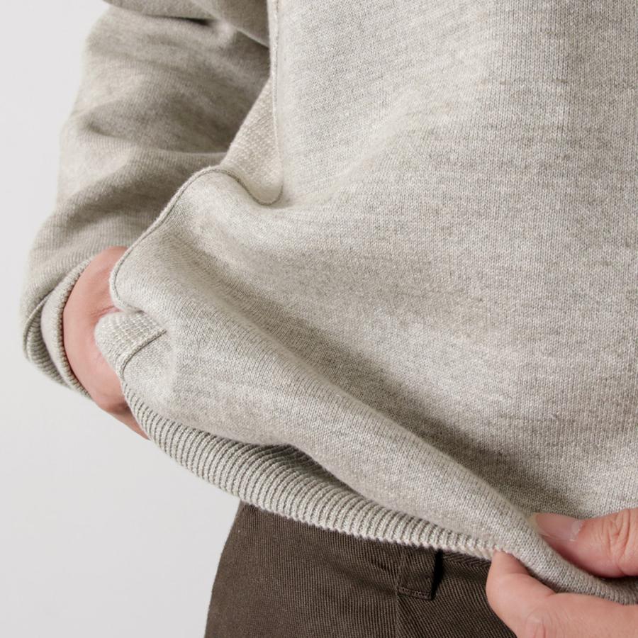 UNDYED（アンダイド） ニット ダブルフェイス トリムクルー カラード オーガニックコットン / スウェット クルーネック メンズ | UNDYED | 09