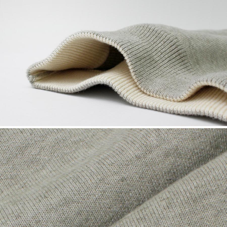 UNDYED（アンダイド） ニット ダブルフェイス トリムクルー カラード オーガニックコットン / スウェット クルーネック メンズ | UNDYED | 10
