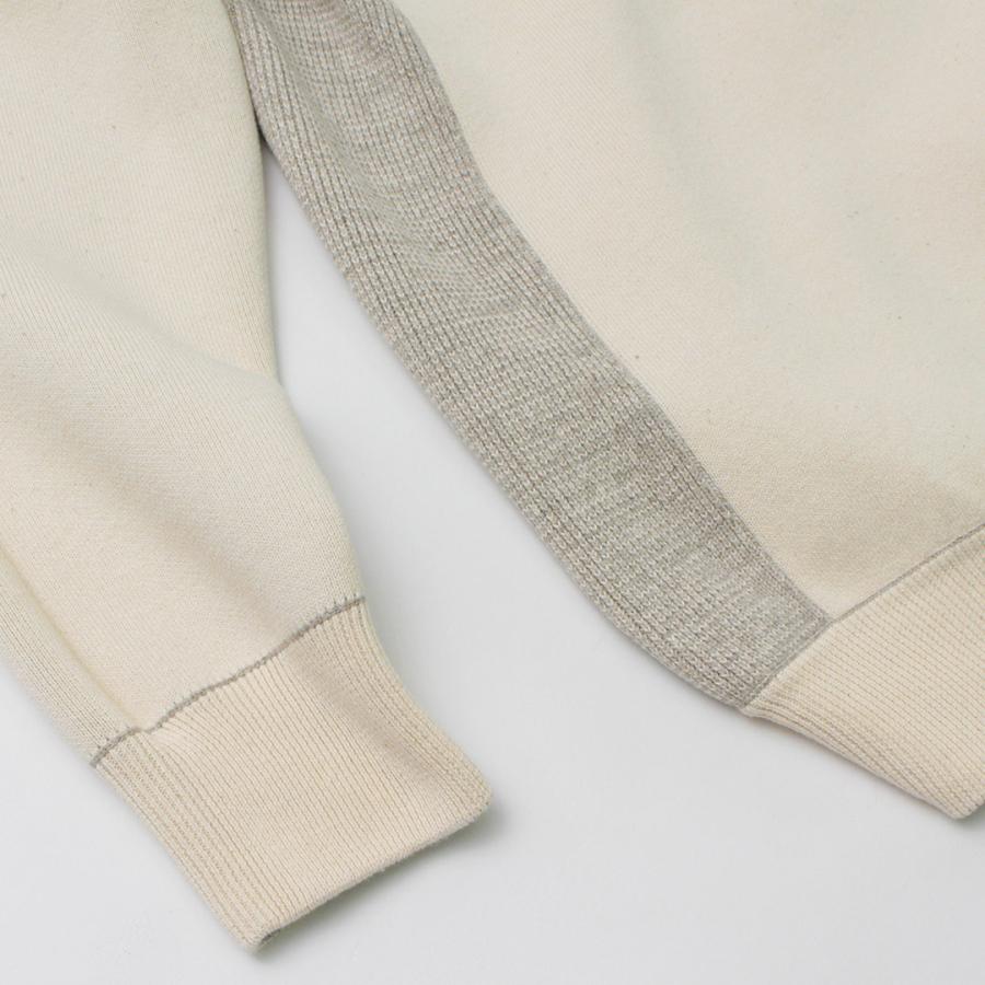UNDYED（アンダイド） ニット ダブルフェイス トリムクルー カラード オーガニックコットン / スウェット クルーネック メンズ | UNDYED | 11