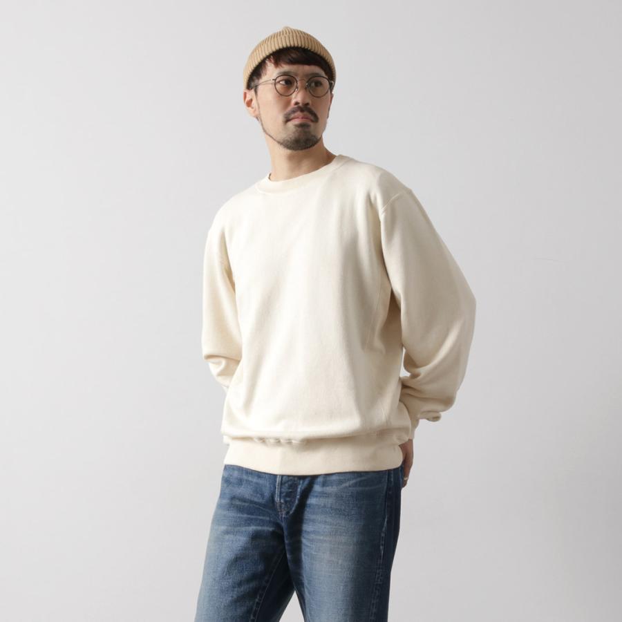 UNDYED（アンダイド） 裏毛 クルーネック スウェット カラード オーガニックコットン / メンズ 長袖 無地 日本製 | UNDYED | 15