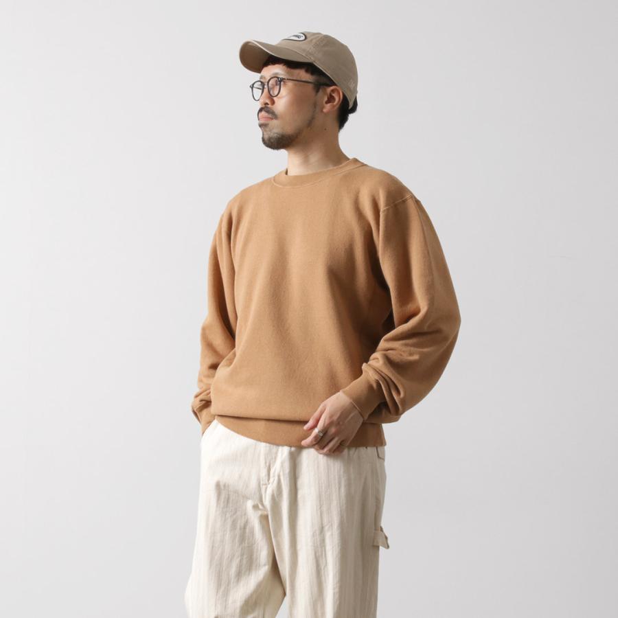 UNDYED（アンダイド） 裏毛 クルーネック スウェット カラード オーガニックコットン / メンズ 長袖 無地 日本製 | UNDYED | 16