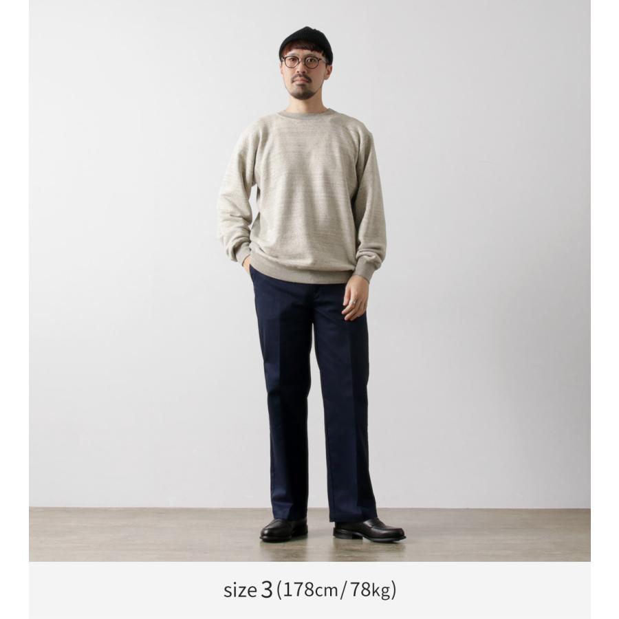 UNDYED（アンダイド） 裏毛 クルーネック スウェット カラード オーガニックコットン / メンズ 長袖 無地 日本製 | UNDYED | 06