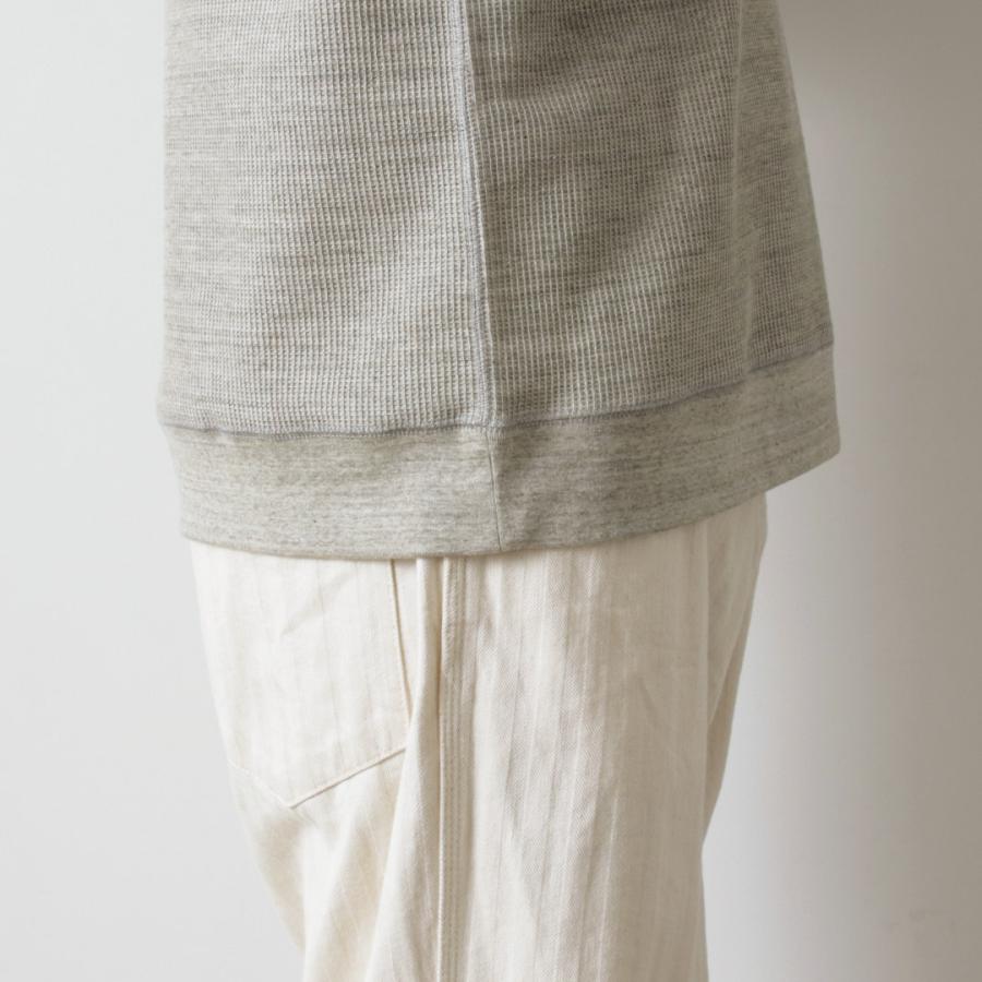 UNDYED（アンダイド） ワッフル スウェット カラード オーガニックコットン / メンズ Tシャツ 長袖 日本製 ロンT カットソー | UNDYED | 13