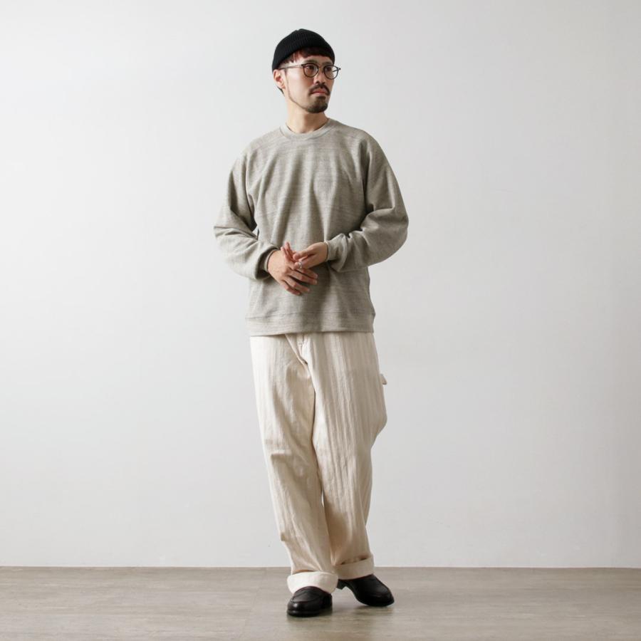 UNDYED（アンダイド） ワッフル スウェット カラード オーガニックコットン / メンズ Tシャツ 長袖 日本製 ロンT カットソー | UNDYED | 08