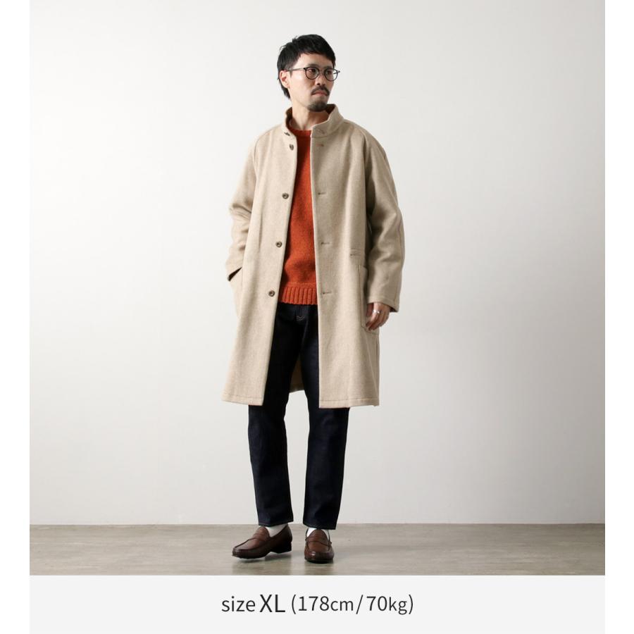 RE MADE IN TOKYO JAPAN（アールイー） ウールメルトン スタンドカラーコート / メンズ ビジネス アウター 羽織 日本製 | Re made in tokyo japan | 05