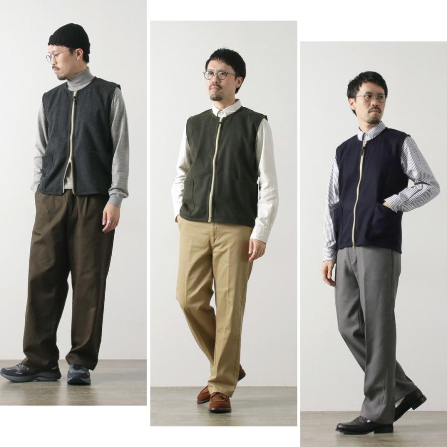 RE MADE IN TOKYO JAPAN ウールカシミア カルゼ クルーベスト / メンズ トップス 日本製 | Re made in tokyo japan | 16