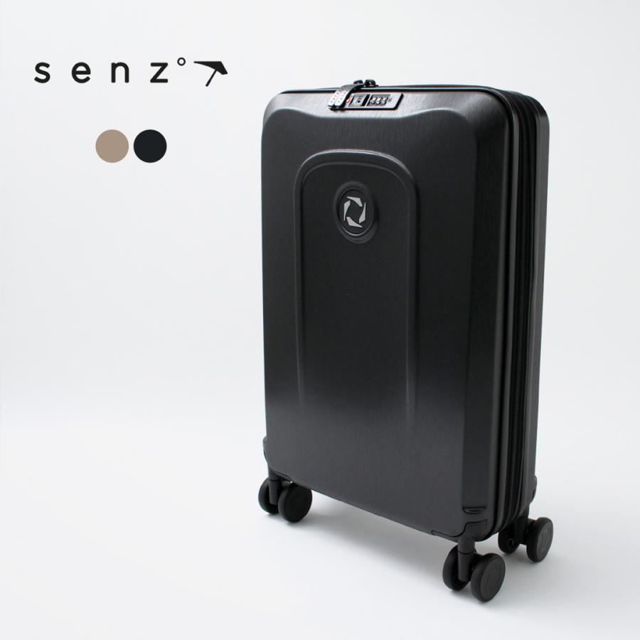 キャリーケース　黒色　38L 機内持ち込み可能サイズ　1回のみ使用 SENZ（センズ） キャリーオン トロリー 38L / キャリーケース 機内