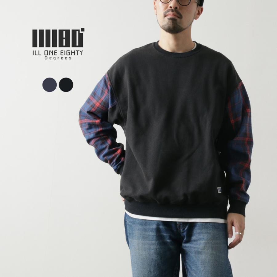 ILL ONE EIGHTY（イルワンエイティー） サーフライダー スウェットシャツ / メンズ 長袖 プルオーバー 柄 チェック 綿100 | ILL ONE EIGHTY