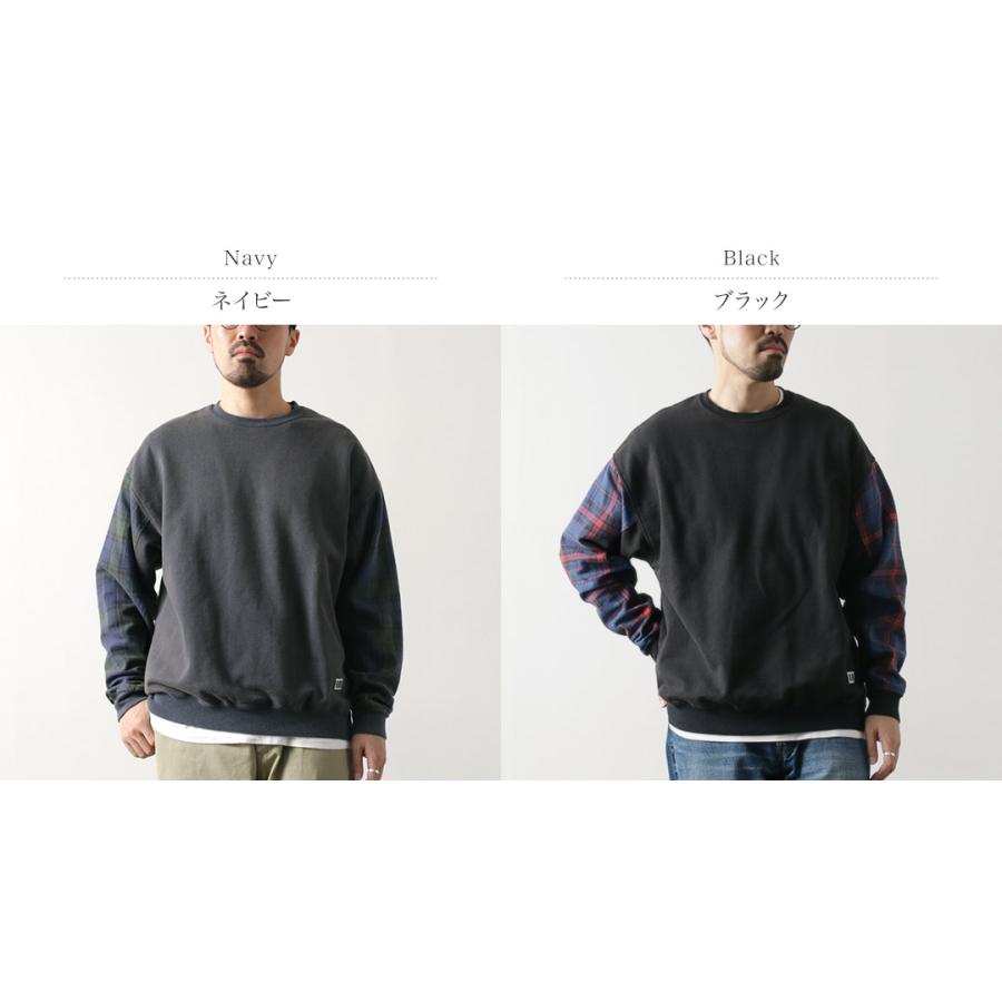 ILL ONE EIGHTY（イルワンエイティー） サーフライダー スウェットシャツ / メンズ 長袖 プルオーバー 柄 チェック 綿100 | ILL ONE EIGHTY | 03