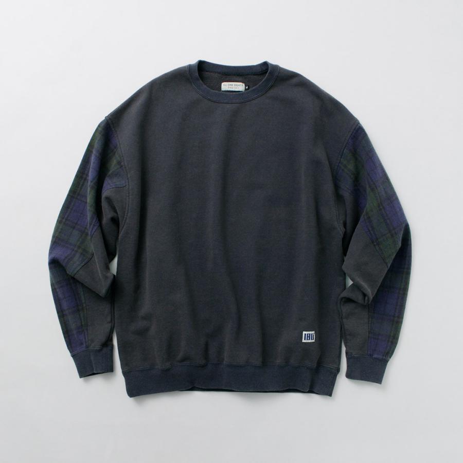 ILL ONE EIGHTY（イルワンエイティー） サーフライダー スウェットシャツ / メンズ 長袖 プルオーバー 柄 チェック 綿100 | ILL ONE EIGHTY | 04