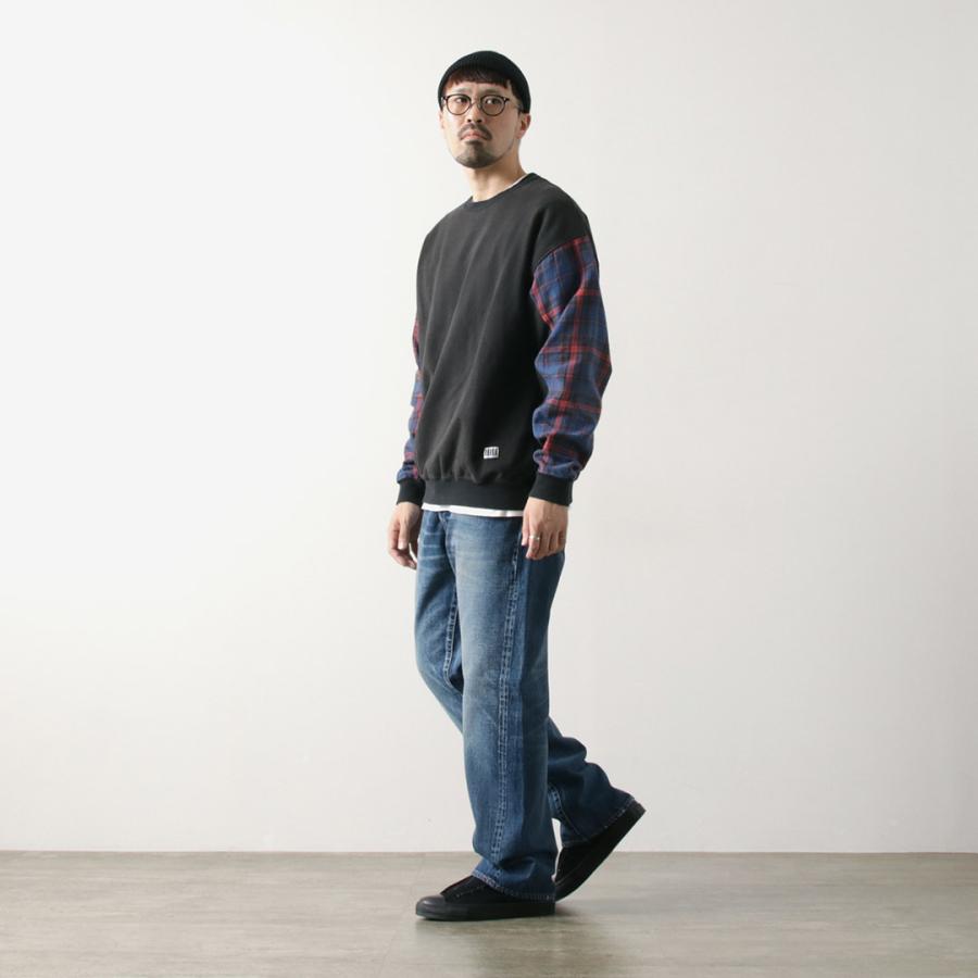 ILL ONE EIGHTY（イルワンエイティー） サーフライダー スウェットシャツ / メンズ 長袖 プルオーバー 柄 チェック 綿100 | ILL ONE EIGHTY | 06