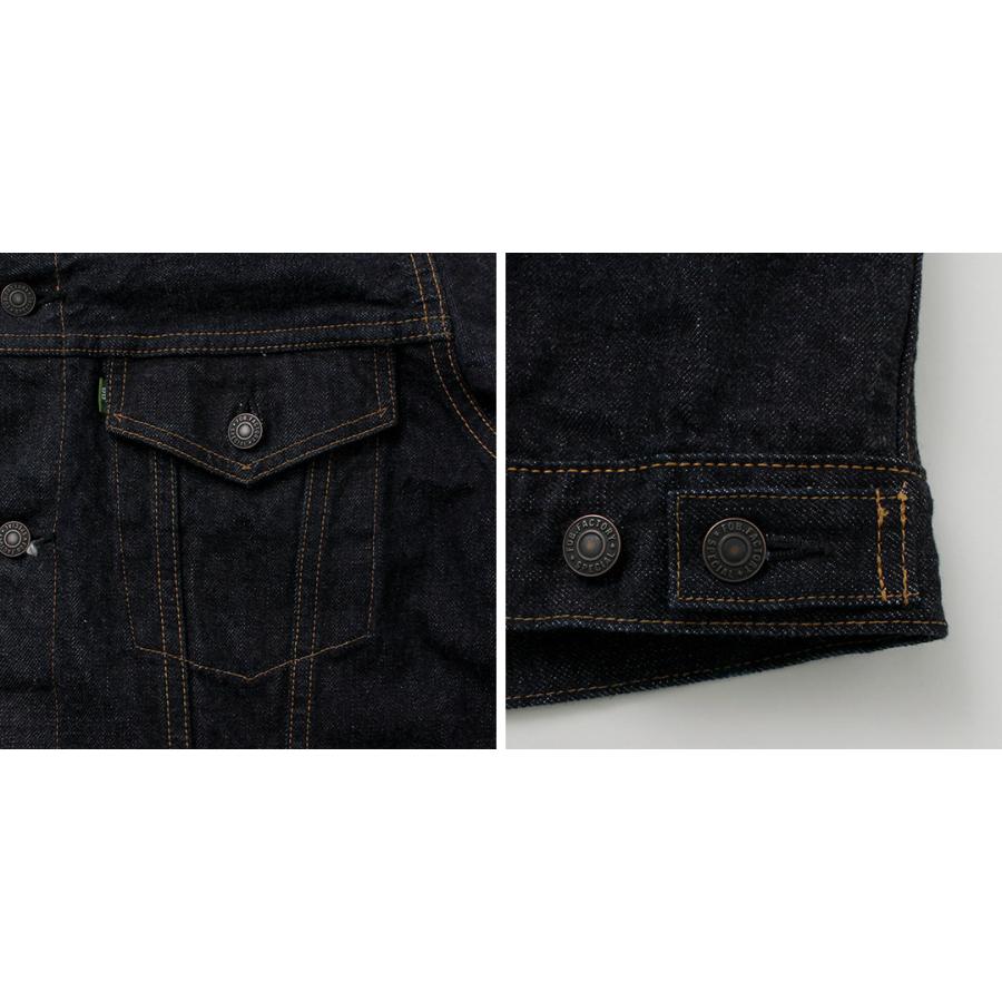 FOB FACTORY（FOBファクトリー） F2444 セルヴィッチ デニム 3rdジャケット / Gジャン ライトアウター コットン メンズ 経年変化 | FOB FACTORY | 16