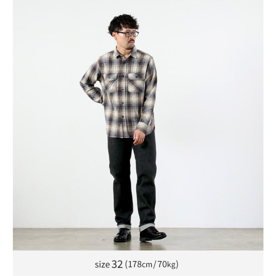 FOB FACTORY（FOBファクトリー） F153 セルヴィッチ デニム テーパード 5Pパンツ / ジーパン コットン メンズ 経年変化 日本製 | FOB FACTORY | 05