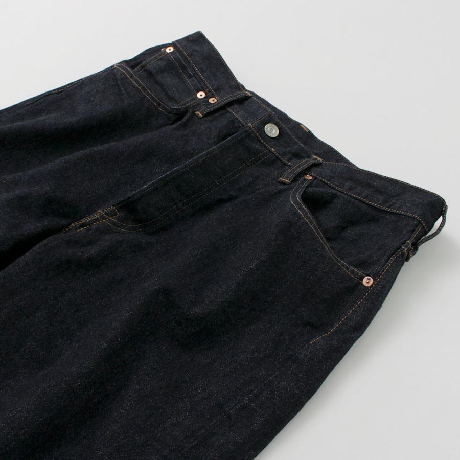 FOB FACTORY（FOBファクトリー） F153 セルヴィッチ デニム テーパード 5Pパンツ / ジーパン コットン メンズ 経年変化 日本製 | FOB FACTORY | 08
