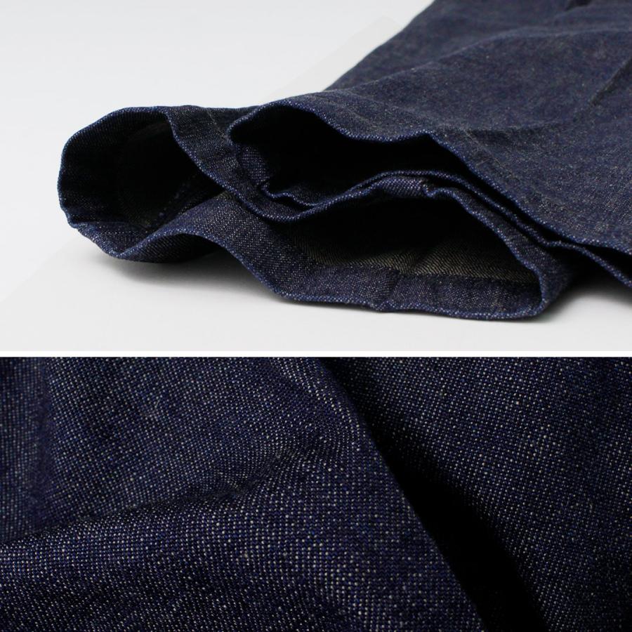 FOB FACTORY（FOBファクトリー） F0531 デニム フリスコパンツ / ジーンズ ワイド テーパード インディゴ 日本製 メンズ | FOB FACTORY | 06