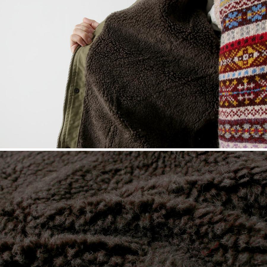 FOB FACTORY（FOBファクトリー） F2450 モールスキン フードコート / メンズ ロングコート 日本製 ミリタリー | FOB FACTORY | 11