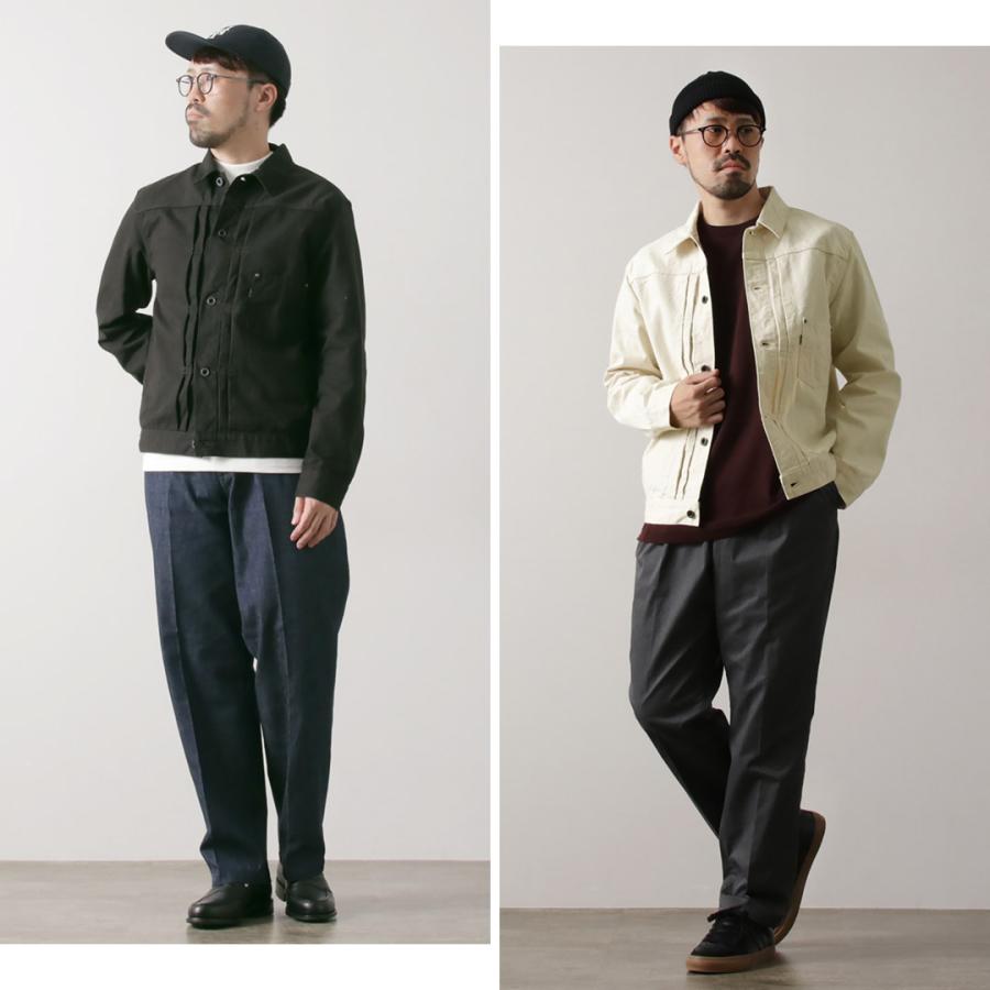 FOB FACTORY（FOBファクトリー） F2445 コットン ダック ジャケット / メンズ アウター ワーク Gジャン 綿100 日本製 COTTON DUCK JKT | FOB FACTORY | 07