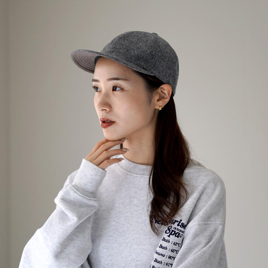 HIGHER（ハイアー） メルトン ロングブリム キャップ / メンズ レディース ユニセックス 帽子 日本製 | HIGHER（ファッション） | 11