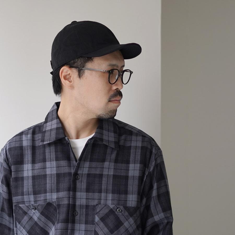 HIGHER（ハイアー） フレンチオックスフォード シンチバックル キャップ / メンズ 帽子 綿 コットン 日本製 | HIGHER（ファッション） | 14