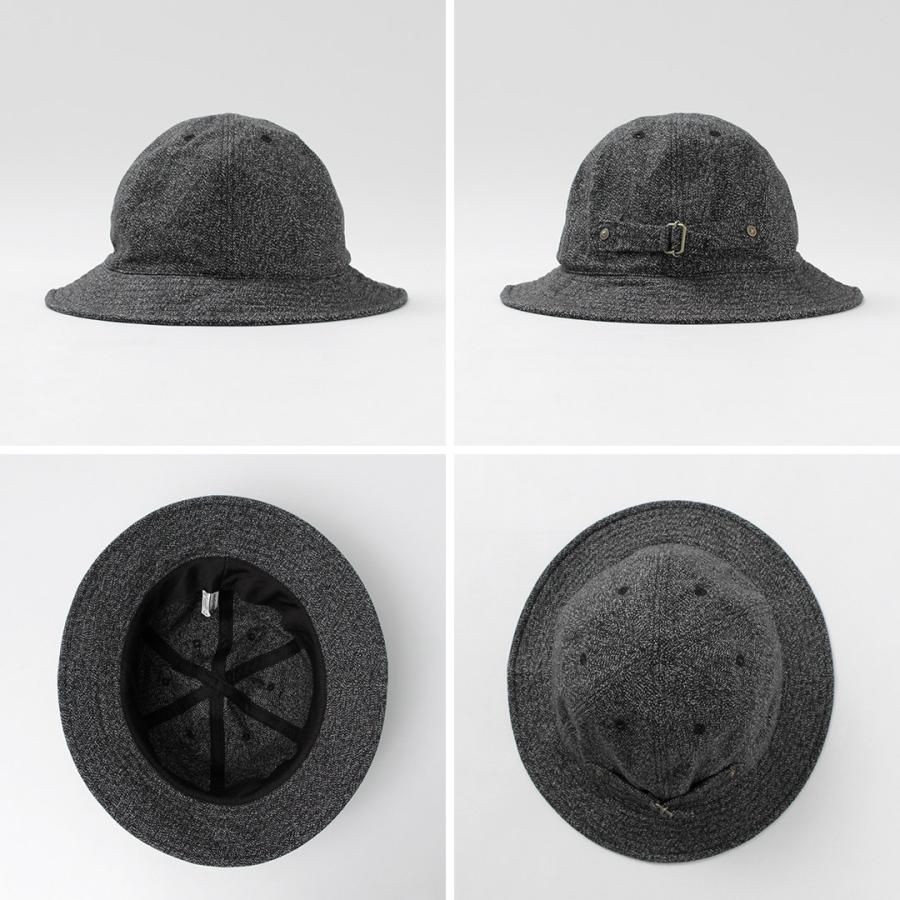 HIGHER（ハイアー） フレンチオックスフォード シンチバックル ハット / メンズ 帽子 日本製 | HIGHER（ファッション） | 14