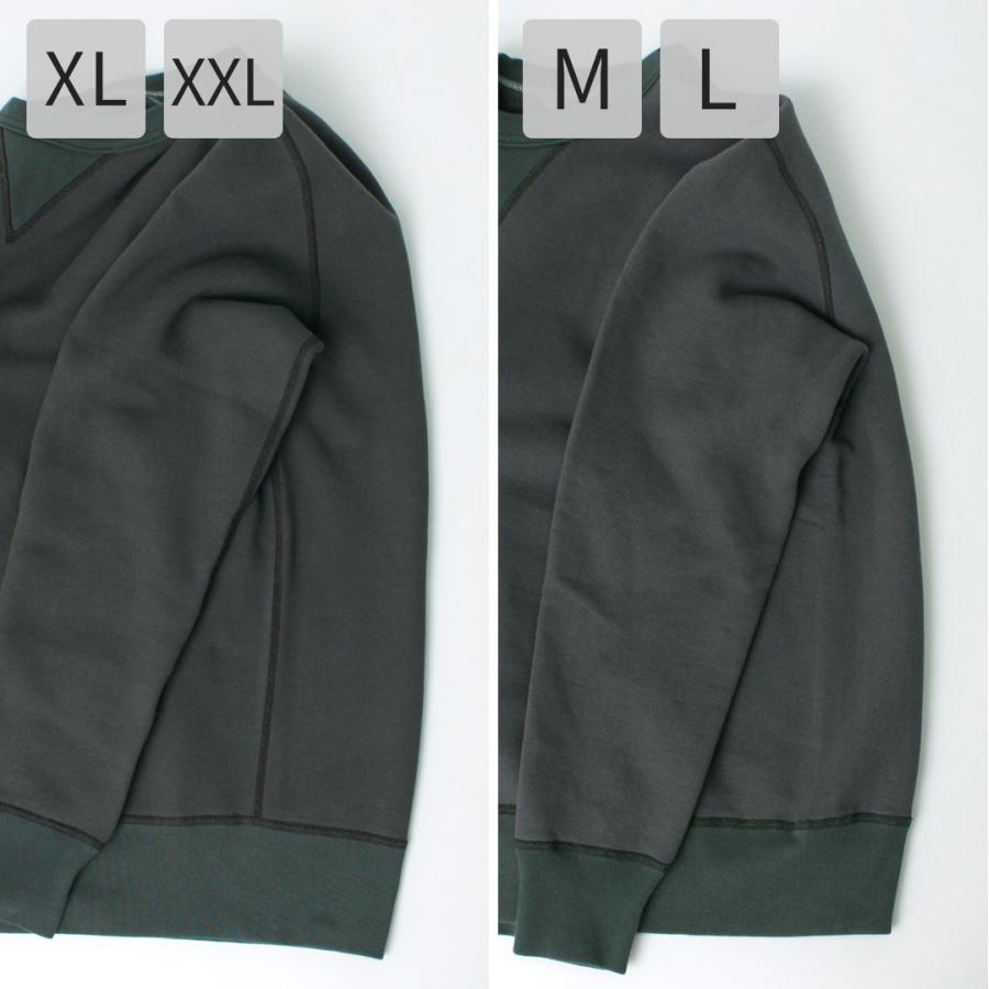 BARNS（バーンズ）小寸 ボタンワークスコンチョ スウェット / 長袖 無地 日本製 | BARNS OUTFITTERS | 14