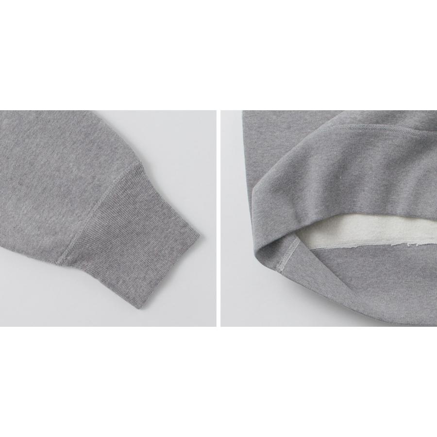 BARNS（バーンズ）小寸 ボタンワークスコンチョ スウェット / 長袖 無地 日本製 | BARNS OUTFITTERS | 20