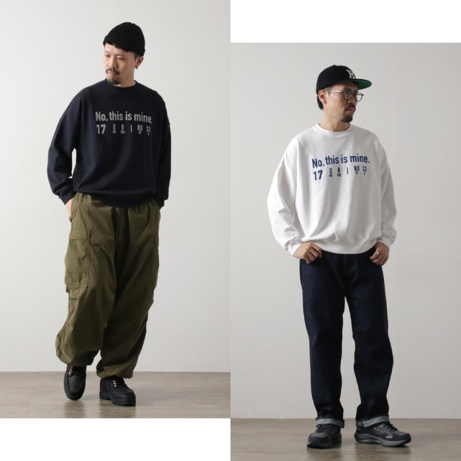 JHANKSON（ジャンクソン） 別注 NO THIS IS MINE スウェット / メンズ プルオーバー 裏毛 ロゴ プリント | JHANKSON | 15