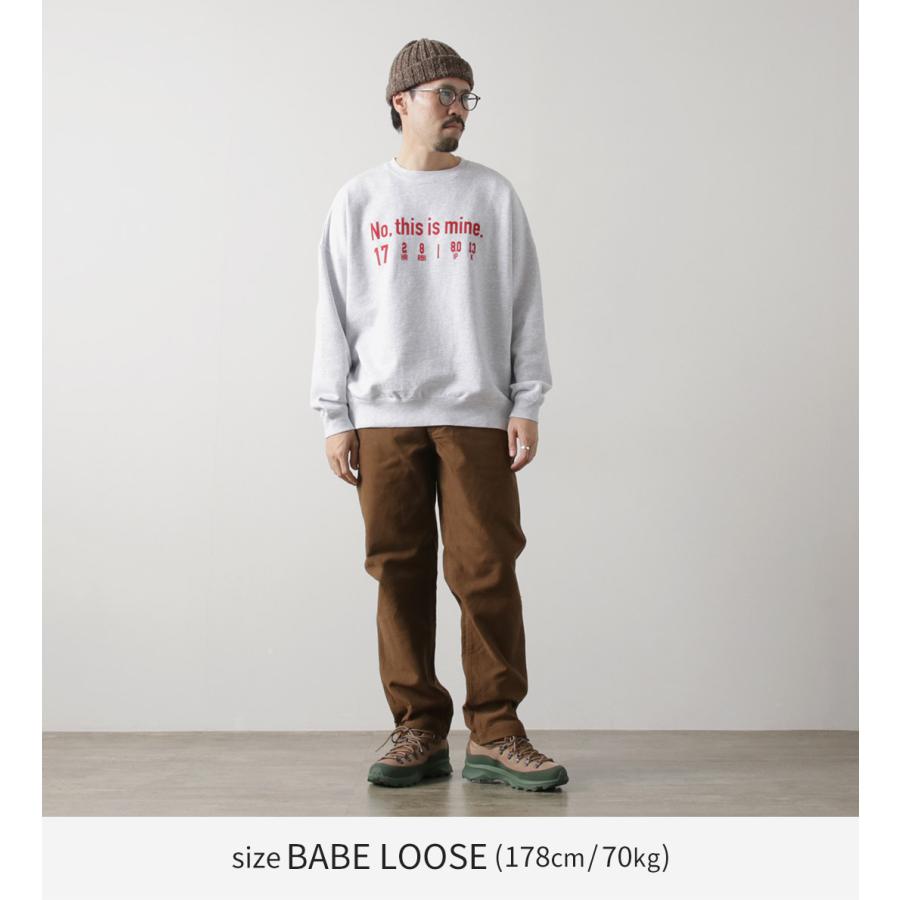 JHANKSON（ジャンクソン） 別注 NO THIS IS MINE スウェット / メンズ プルオーバー 裏毛 ロゴ プリント | JHANKSON | 06