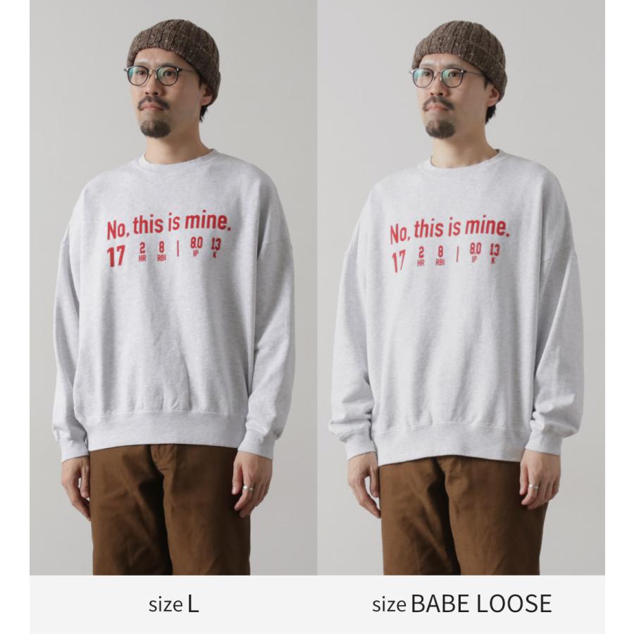 JHANKSON（ジャンクソン） 別注 NO THIS IS MINE スウェット / メンズ プルオーバー 裏毛 ロゴ プリント | JHANKSON | 12