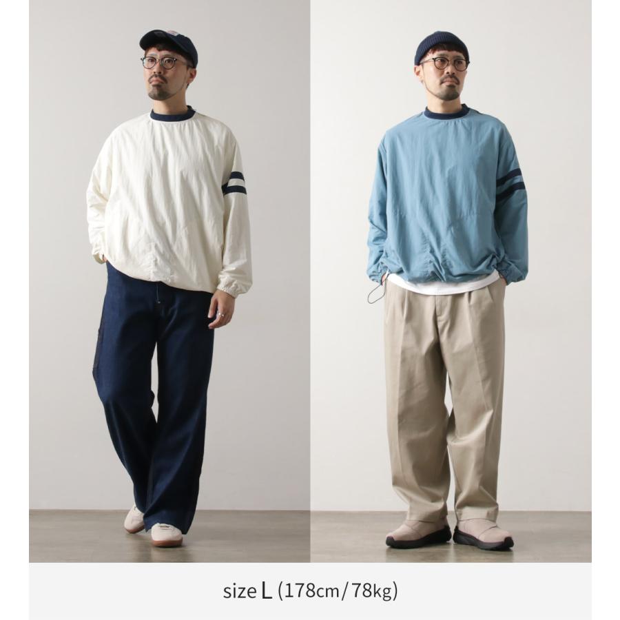 D.C.WHITE（ディーシーホワイト） トレーニングシャツ / ナイロンプルオーバー トップス メンズ アイビー | D.C.WHITE | 06