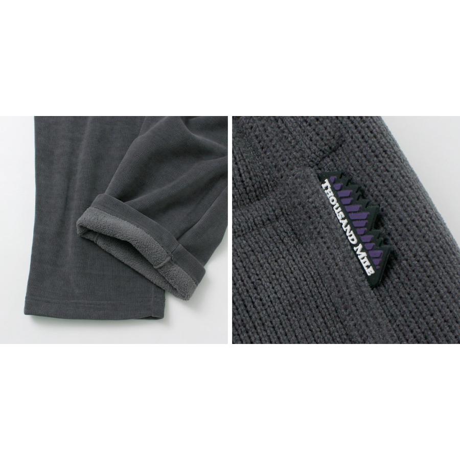 THOUSAND MILE（サウザンドマイル） ニットフリース モック＆ロングパンツ セットアップ / スウェット 裏起毛 イージーパンツ | THOUSAND MILE | 17