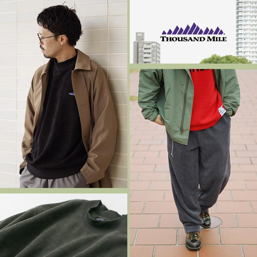 THOUSAND MILE（サウザンドマイル） ニットフリース モック＆ロングパンツ セットアップ / スウェット 裏起毛 イージーパンツ | THOUSAND MILE | 06