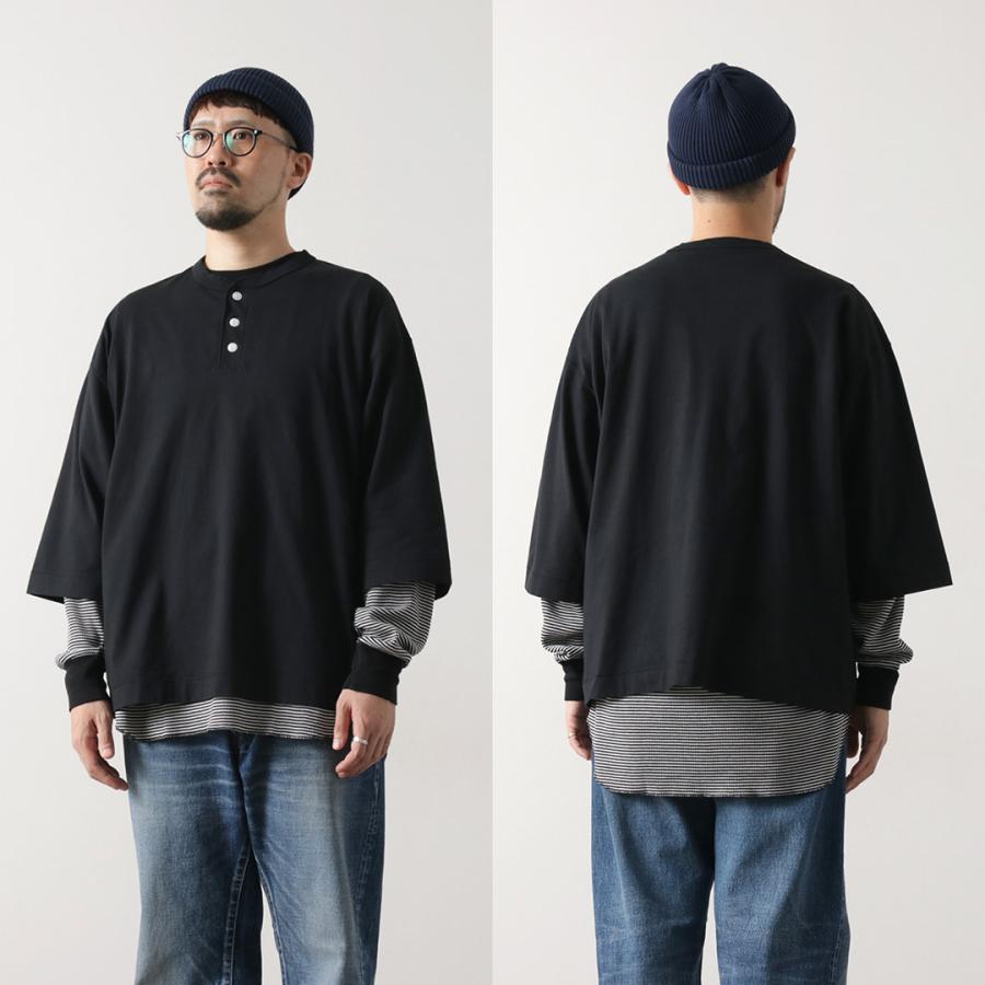 HEALTHKNIT（ヘルスニット）別注 2パックTシャツ 7分袖＋ロングスリーブワッフル / メンズ トップス 長袖 カジュアル | Healthknit | 14