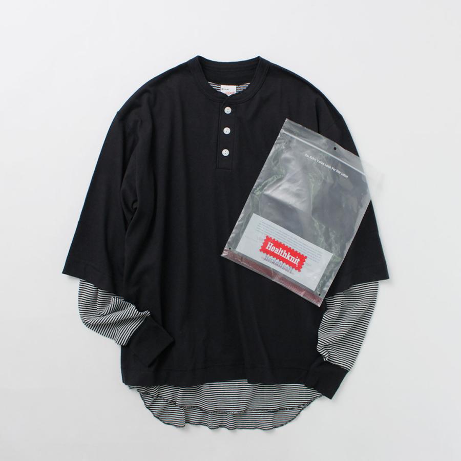 HEALTHKNIT（ヘルスニット）別注 2パックTシャツ 7分袖＋ロングスリーブワッフル / メンズ トップス 長袖 カジュアル | Healthknit | 05